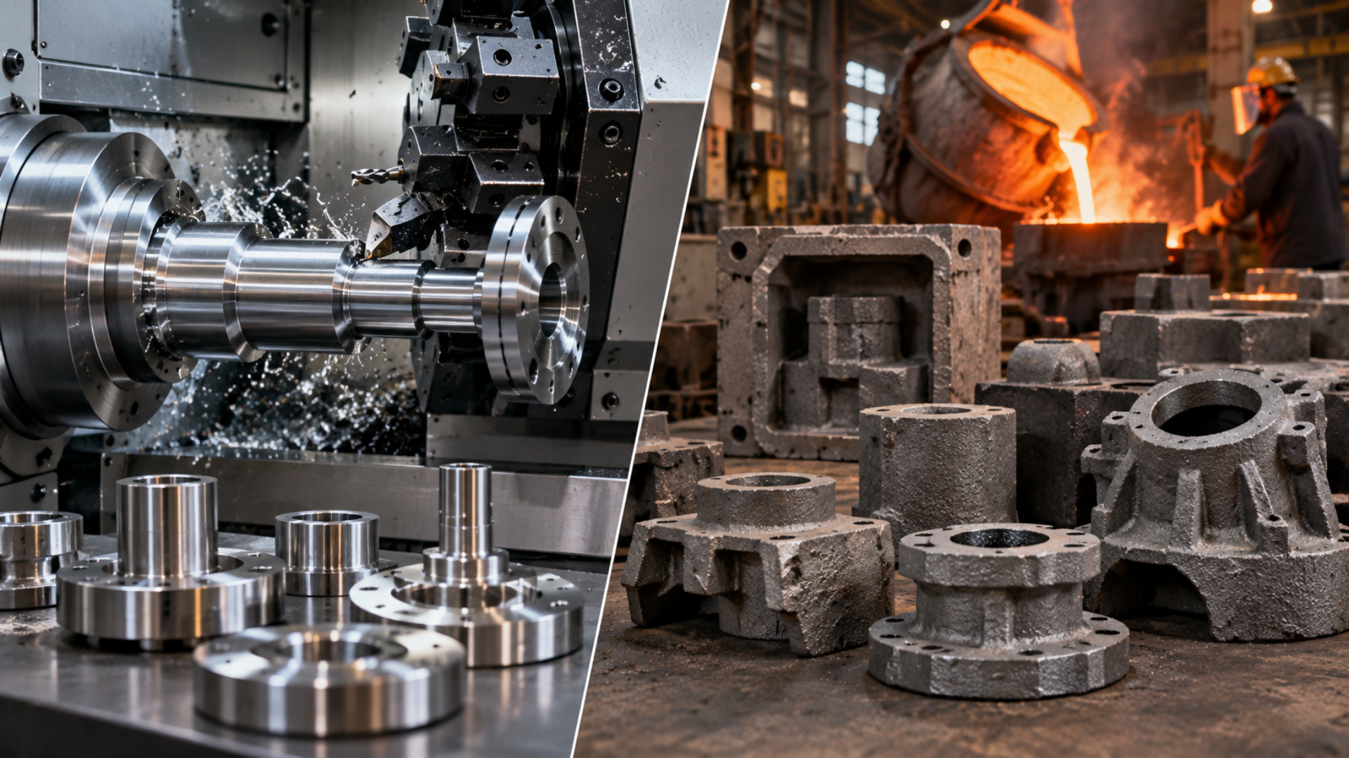 Precision Machining vs. Casting: Choosing the Right Manufacturing Process